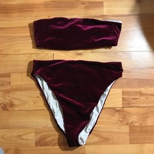 Velvet bikini